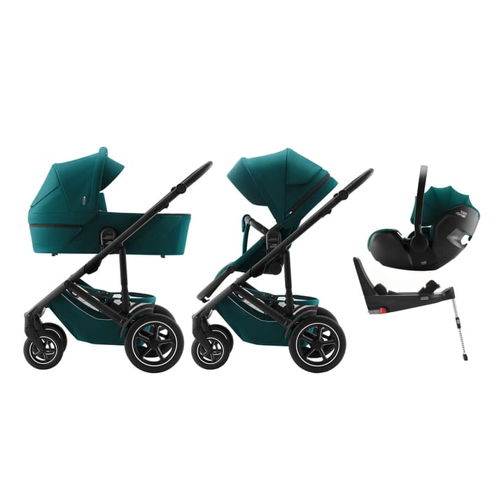Smile 5Z Duovagn + Baby-safe 5Z + Basenhet 5Z Britax