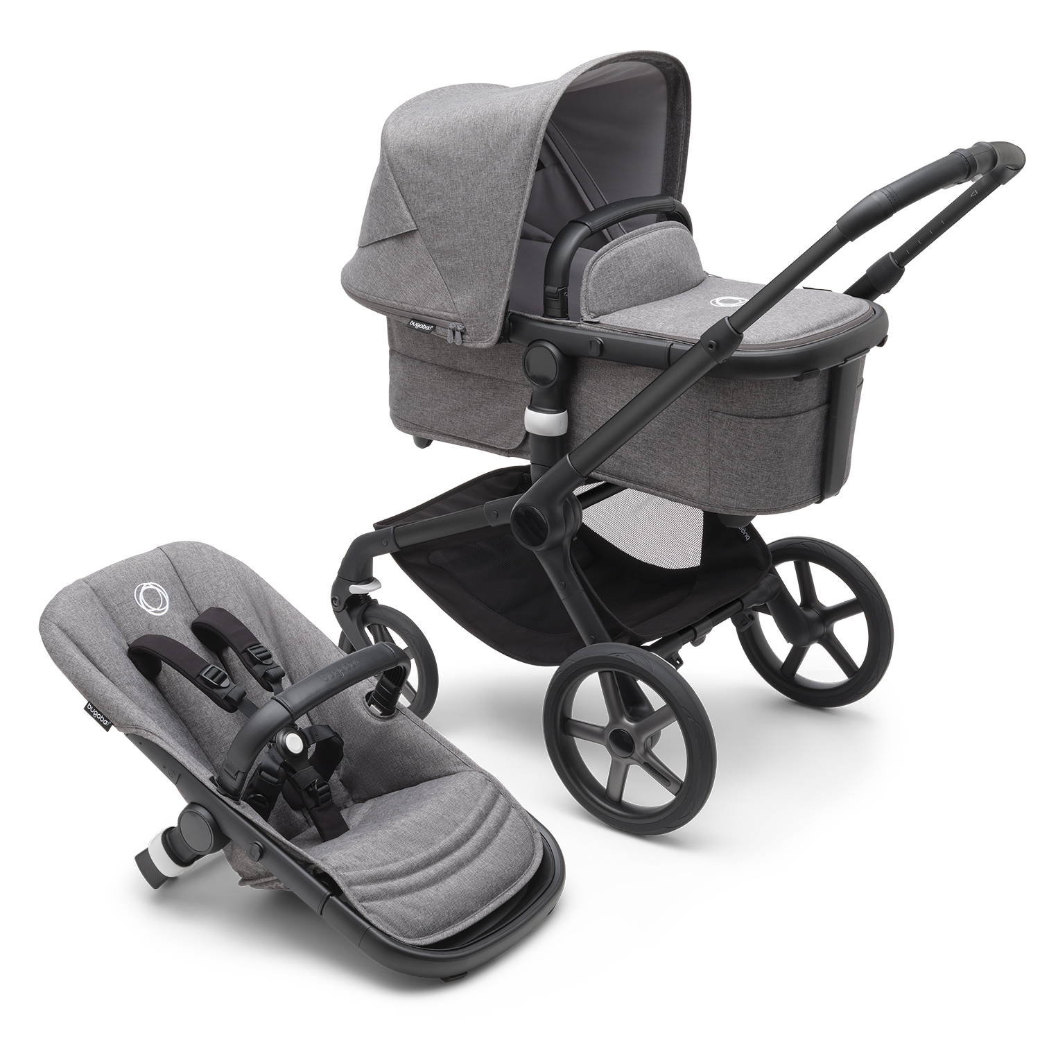 Bugaboo Fox 5 Complete Black/Grey Melange