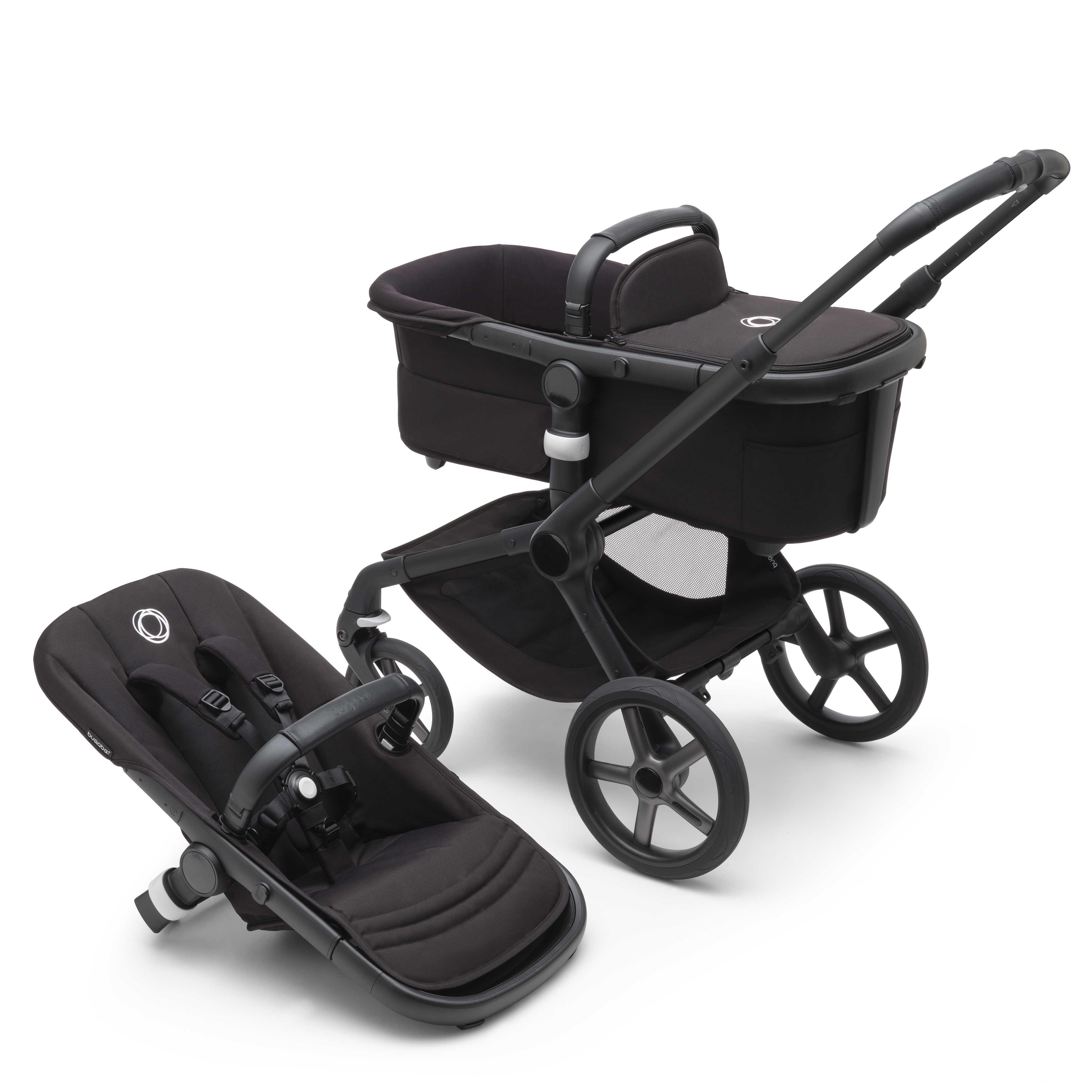 Product Image for Bugaboo  Fox 5 Bas, Black/Midnight Black - BabyWorld