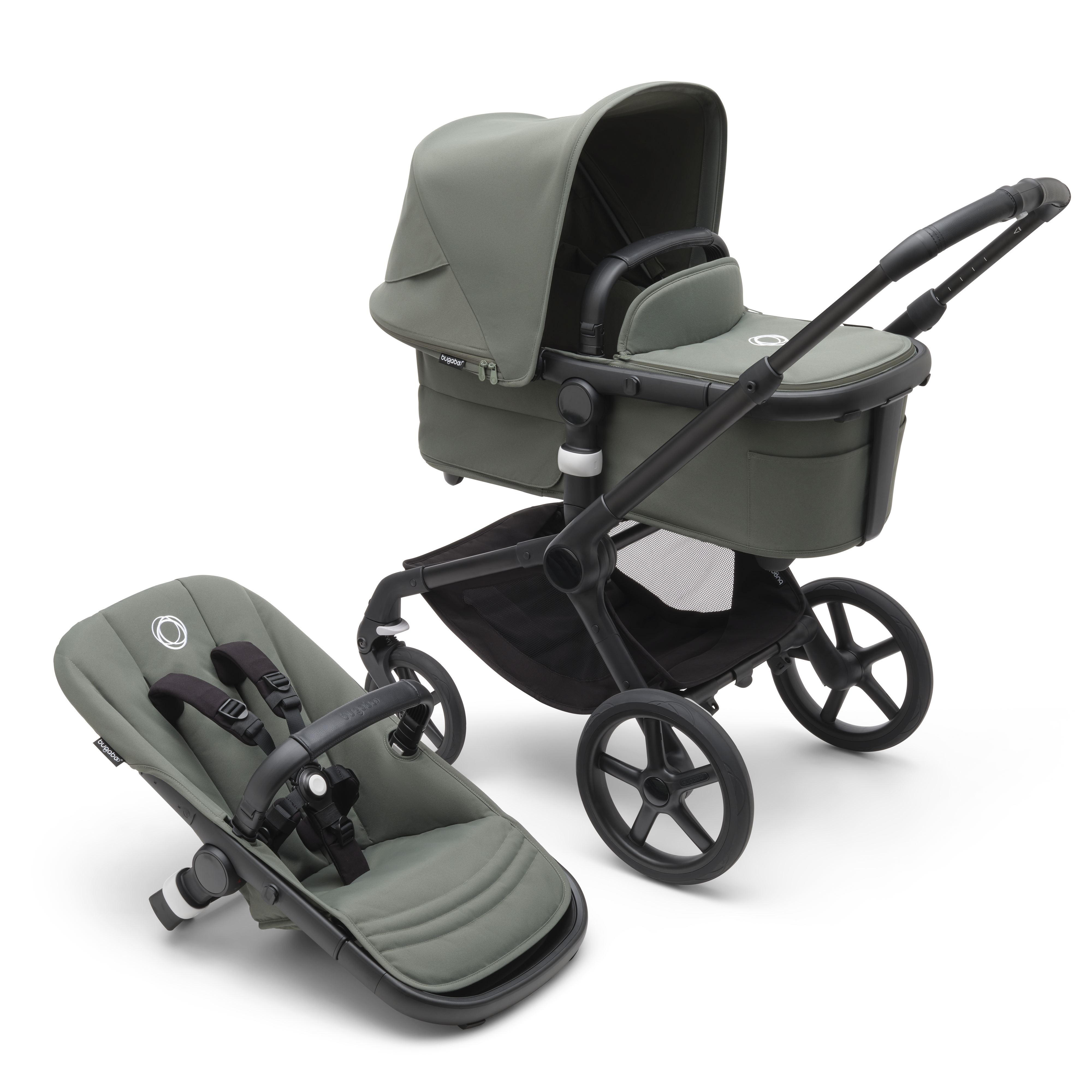 Bugaboo Fox 5 Complete Black/Forest Green