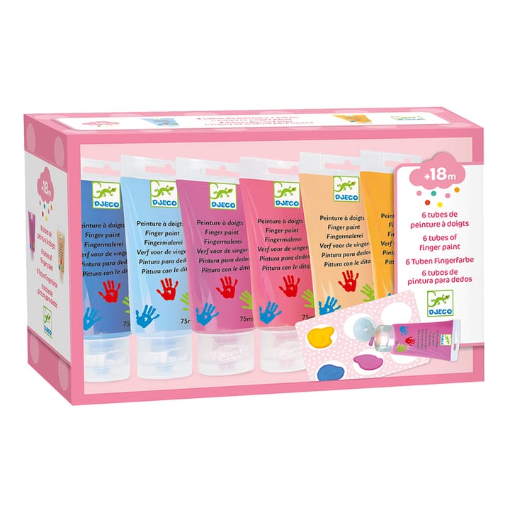 Fingerfärg 6-pack Sweet Djeco