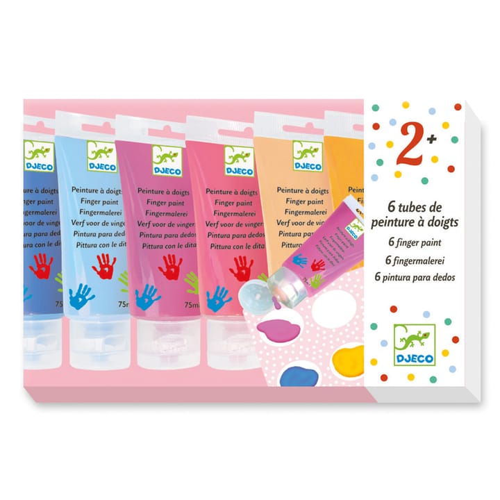 Fingerfärg 6-pack Sweet Djeco