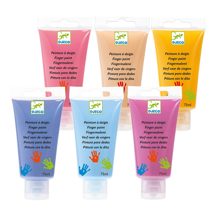 Fingerfärg 6-pack Sweet Djeco