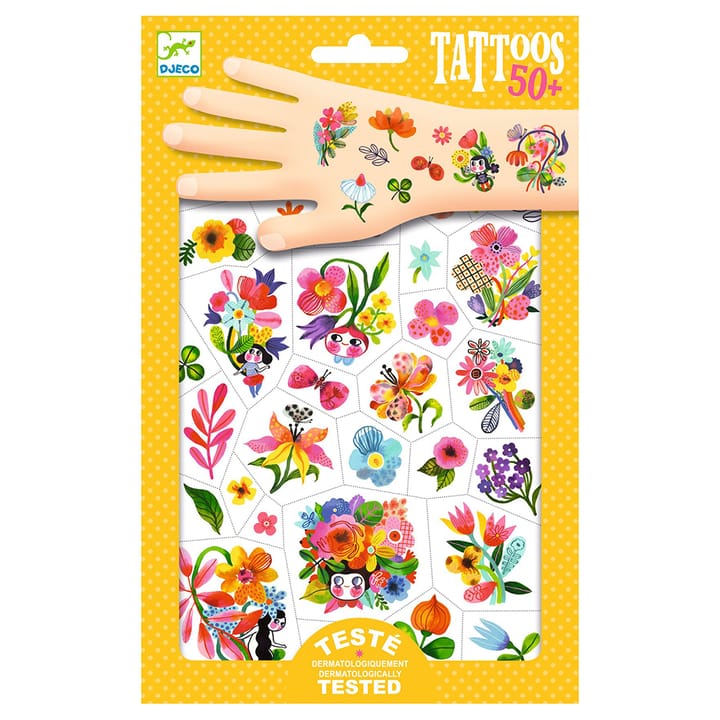 Tatueringar Blommor Djeco