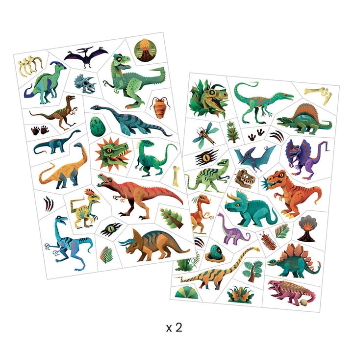 Tatueringar Dinosaurier Djeco