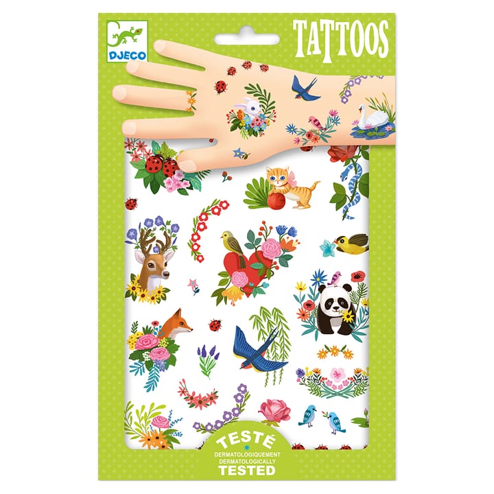 Tatueringar Djur Och Natur Djeco