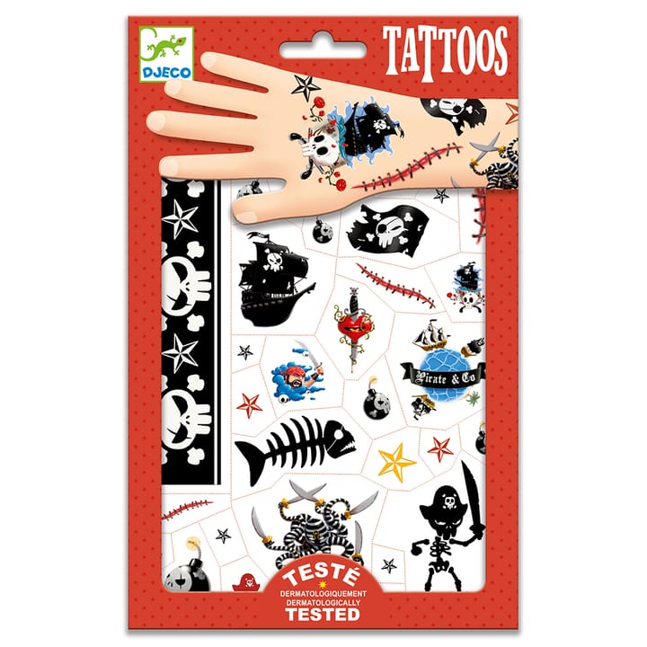 Tatueringar Pirater Djeco