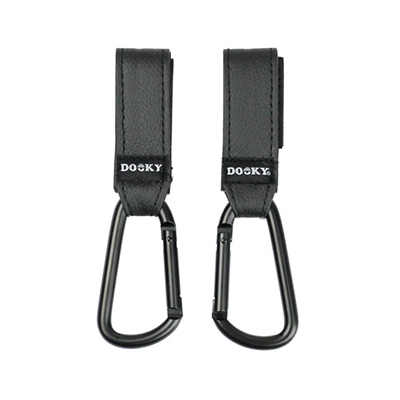 Dooky Buggy Barnvagnskrok 2-Pack Svart