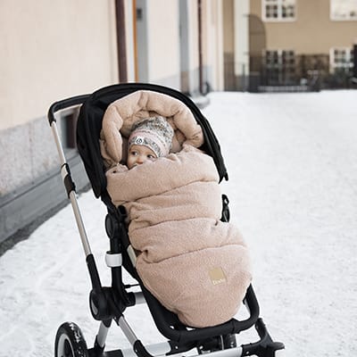 Åkpåse - Pink Bouclé Elodie