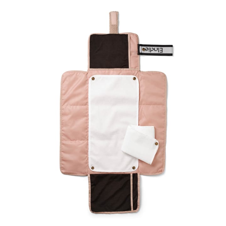 Portabel Skötbädd - Pink Bouclé Elodie