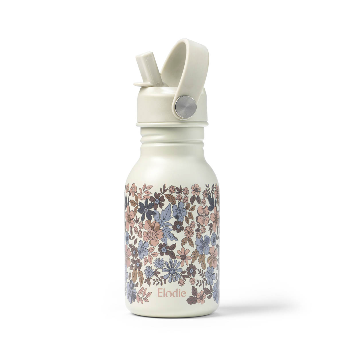 Product Image for Elodie  Vattenflaska Rostfritt Stål, Blue Garden - BabyWorld