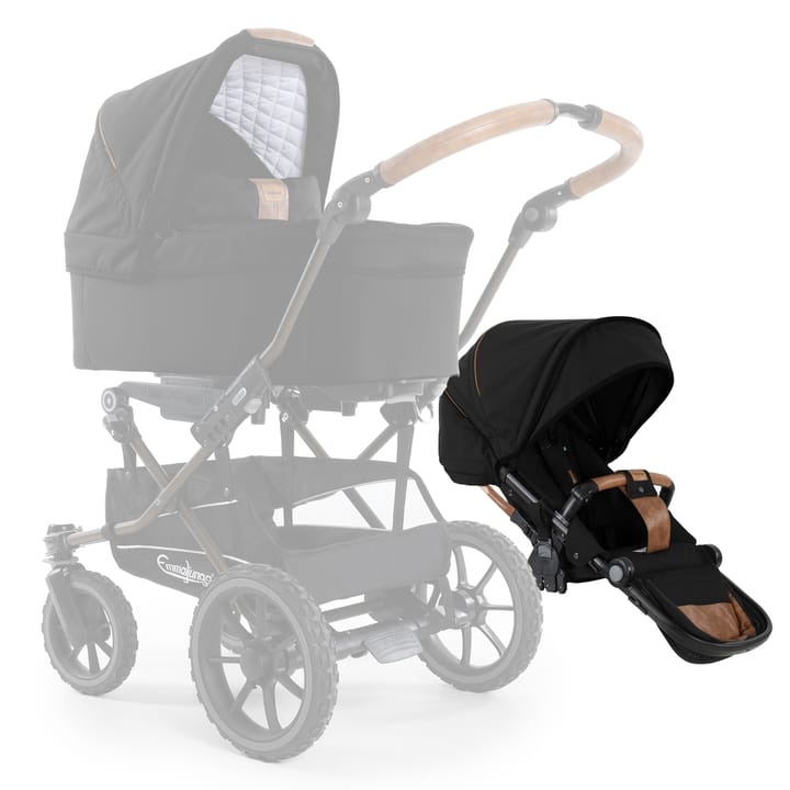 Alu S Sittdel (2023) - Outdoor Black Emmaljunga