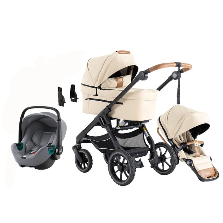 NXT90 (2023) Duovagn + Adapter + Britax Baby-safe 3 Emmaljunga