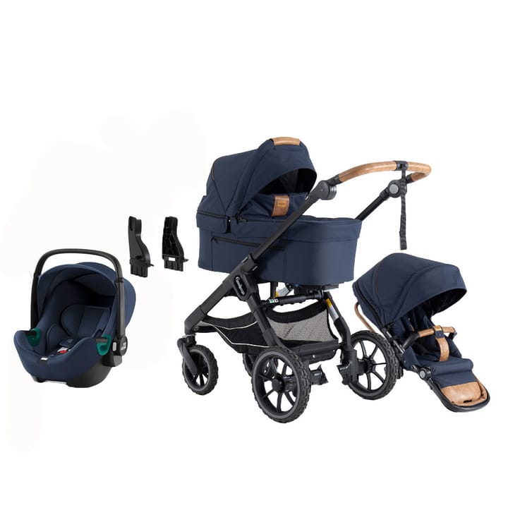 NXT90 (2023) Duovagn + Adapter + Britax Baby-safe 3 Emmaljunga