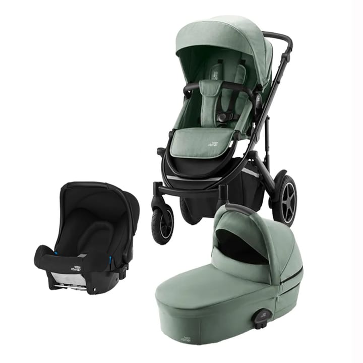 Smile 4 Sittdel + Liggdel + Britax Baby-Safe Babyskydd Britax