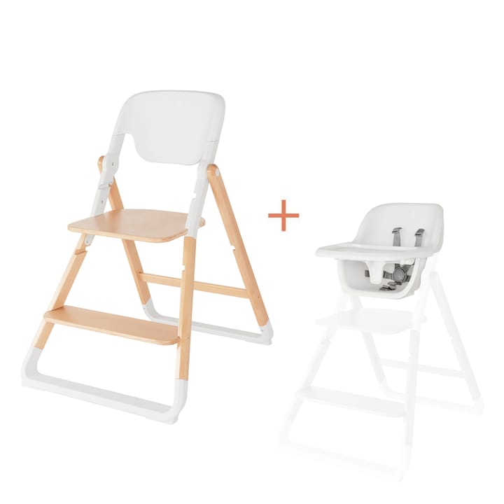 Matstol + Babyset Evolve - Natural Wood Ergobaby