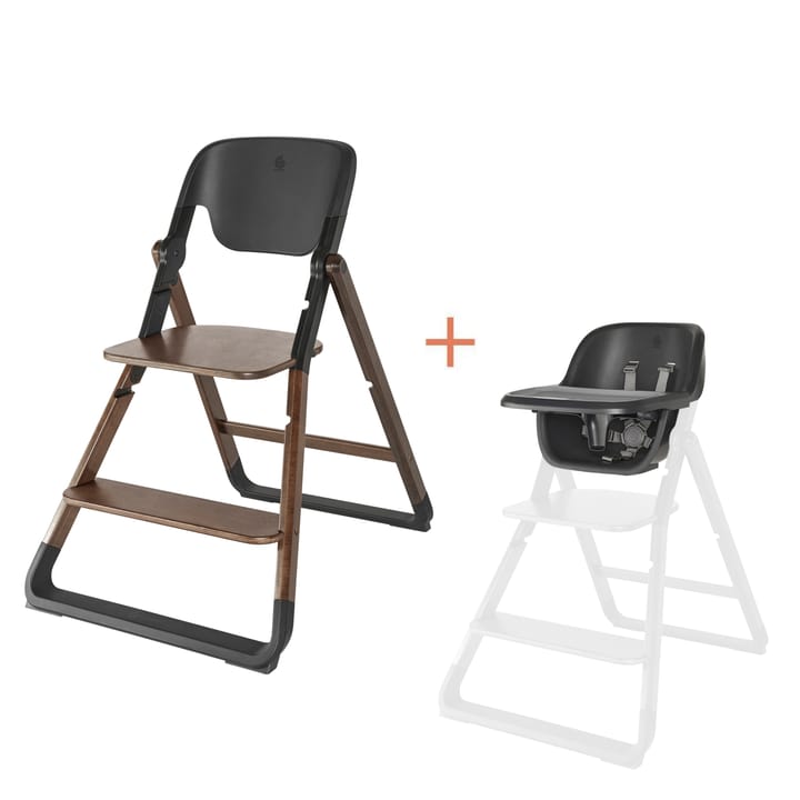 Matstol + Babyset Evolve - Dark Wood Ergobaby