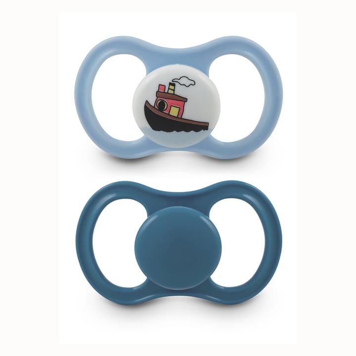Napp Latex Happy Theos Båt/Blå 2-pack Esska