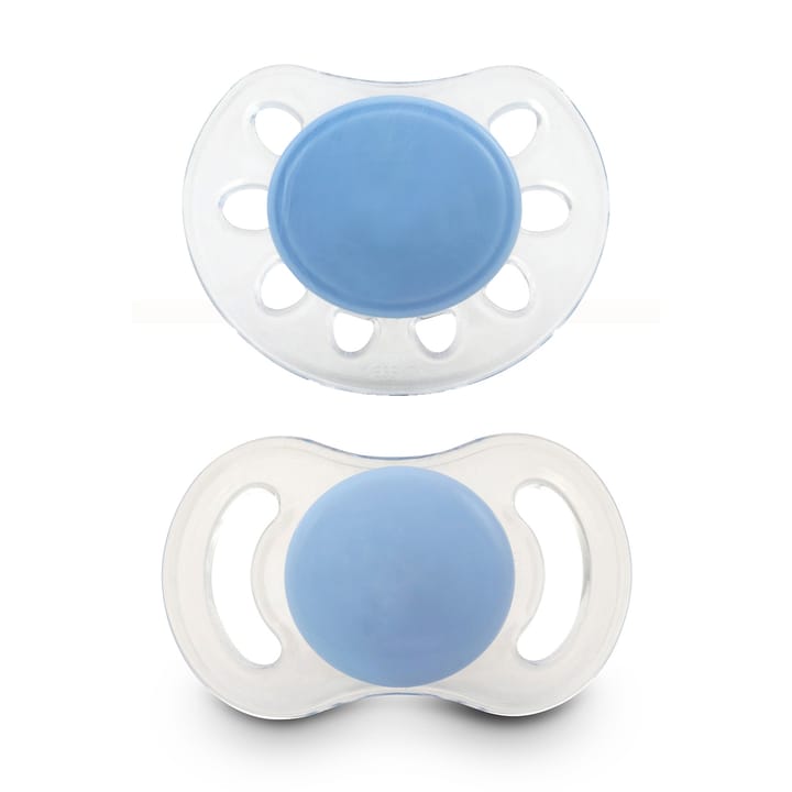 Napp Newborn Silikon 2-pack - Blå Esska