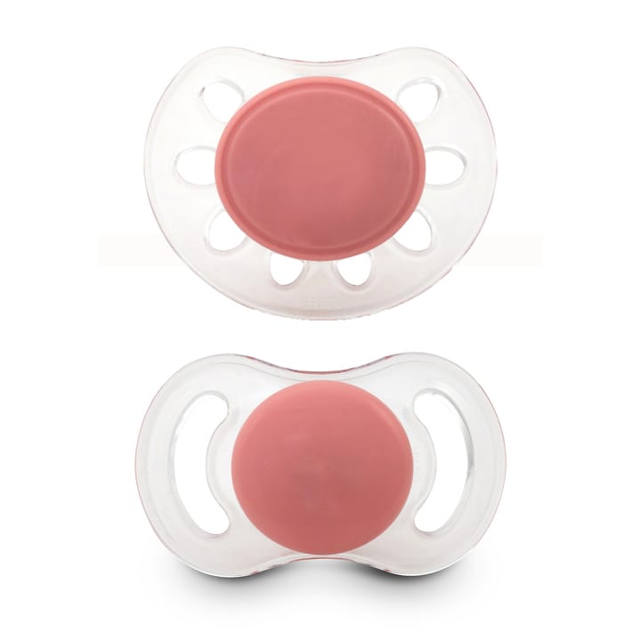 Napp Newborn Silikon 2-pack - Rosa Esska