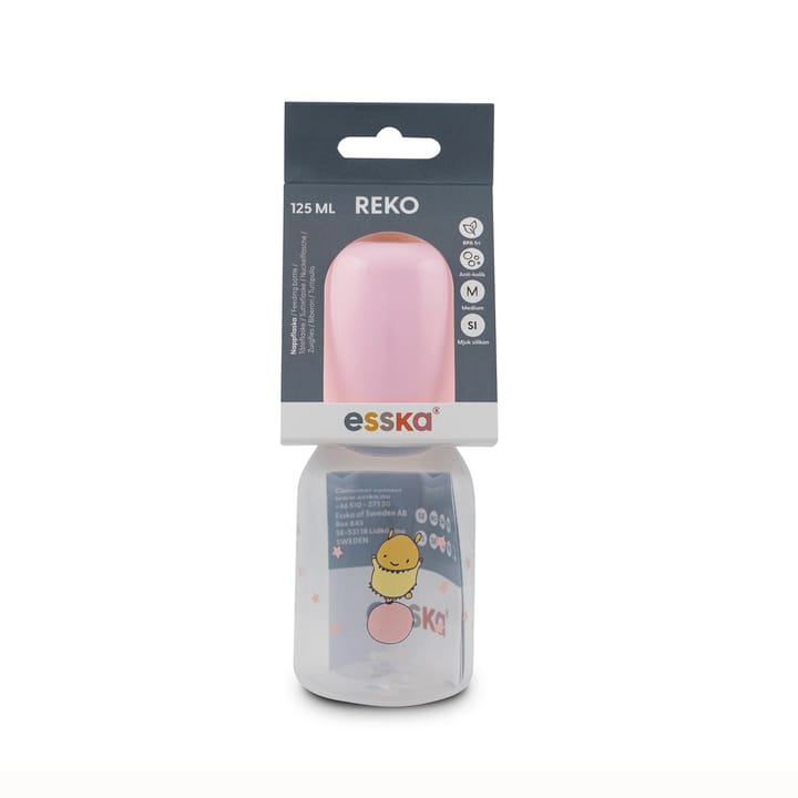 Nappflaska Reko 125ml Rosa Bollis Esska