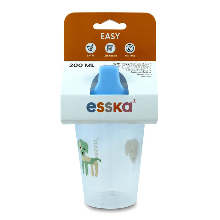 Spillfri Mugg Easy Blå Hund Esska