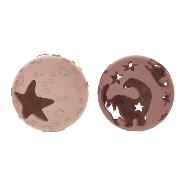 Aktivitetsbollar Dino 2-pack - Rosedand Mix  Konges Slöjd