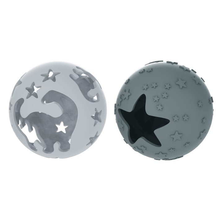 Aktivitetsbollar Dino 2-pack - Quarry blue mix  Konges Slöjd