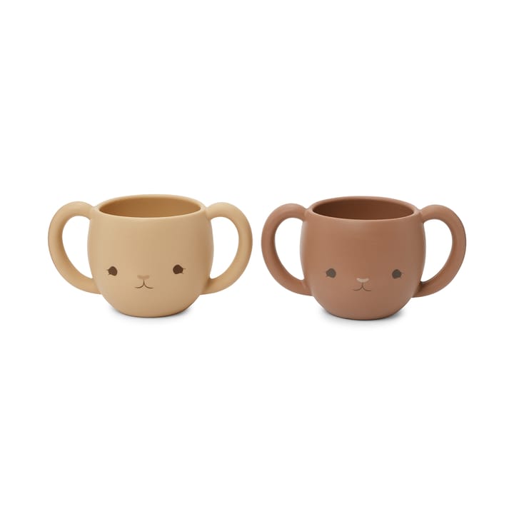 Mugg Med Två Handtag 2-Pack - Copper Sand/Rose Sand Konges Slöjd
