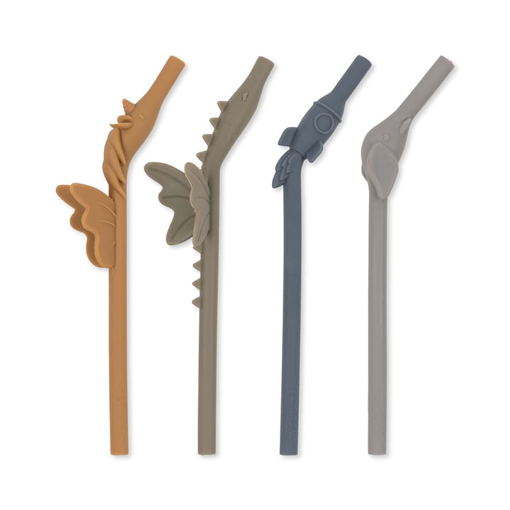 Sugrör Mix 4-pack - Stone Mix Konges Slöjd