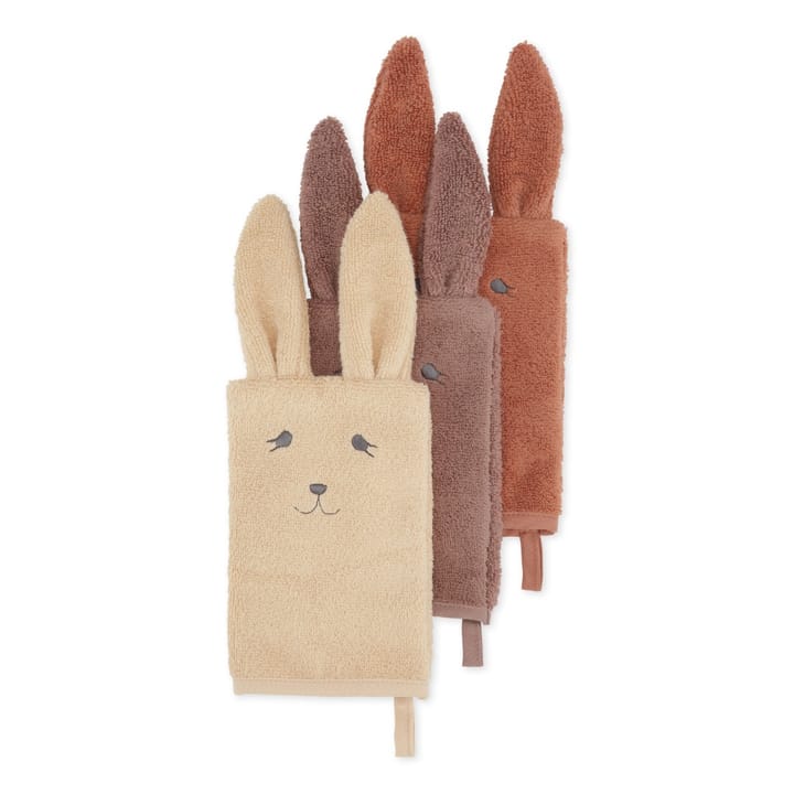 Tvättservetter 3-Pack - Bunny Konges Slöjd