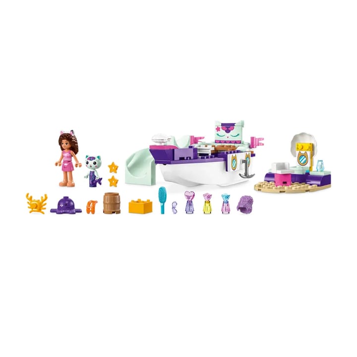 Gabby's Dollhouse 10786 Gabbys Och Sjökattens Skepp Och Spa LEGO
