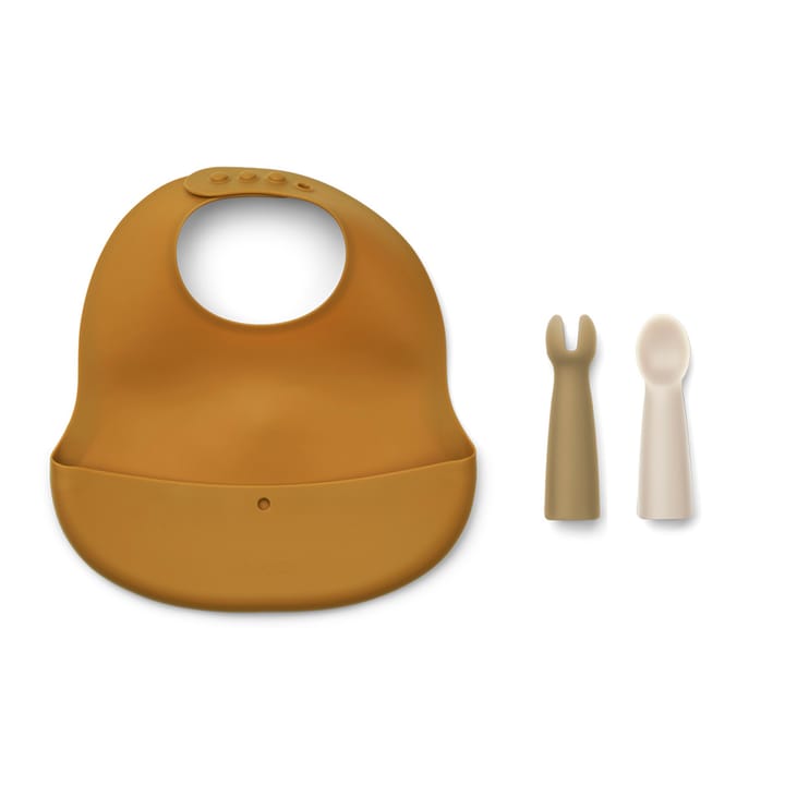 Aspen Haklapp Och Bestick - Oat Multi Mix Liewood