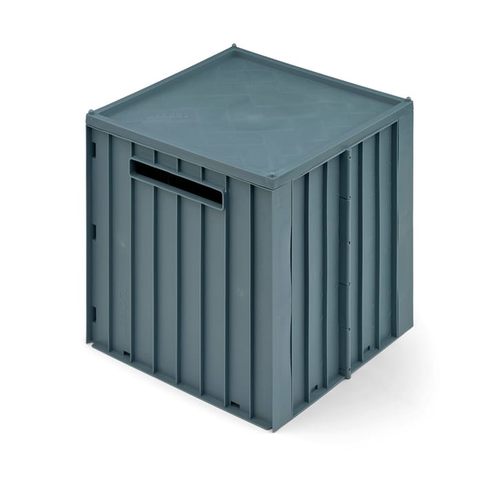 Elijah Förvaring med lock - Whale blue Liewood