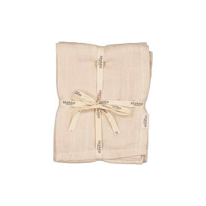 Muslinfilt 2-pack Ada - Beige Rose MarMar Copenhagen