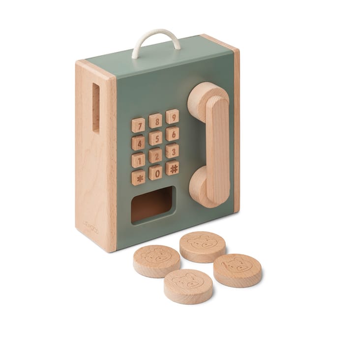 Rufus Lektelefon - Faune Green/Golden Caramel Mix Liewood