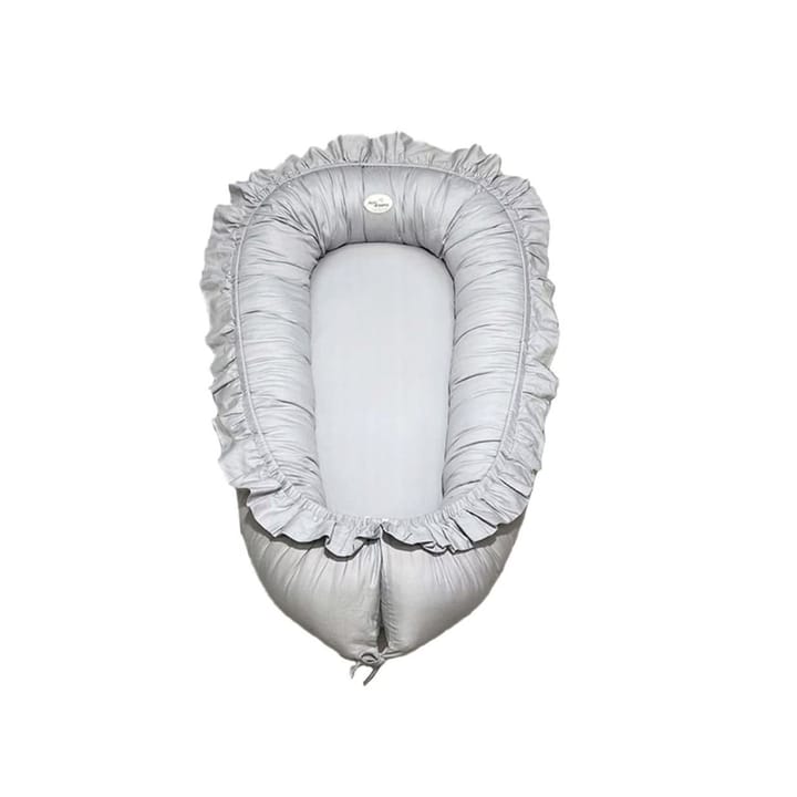 Babynest Med Volang - Light Grey Mini Dreams