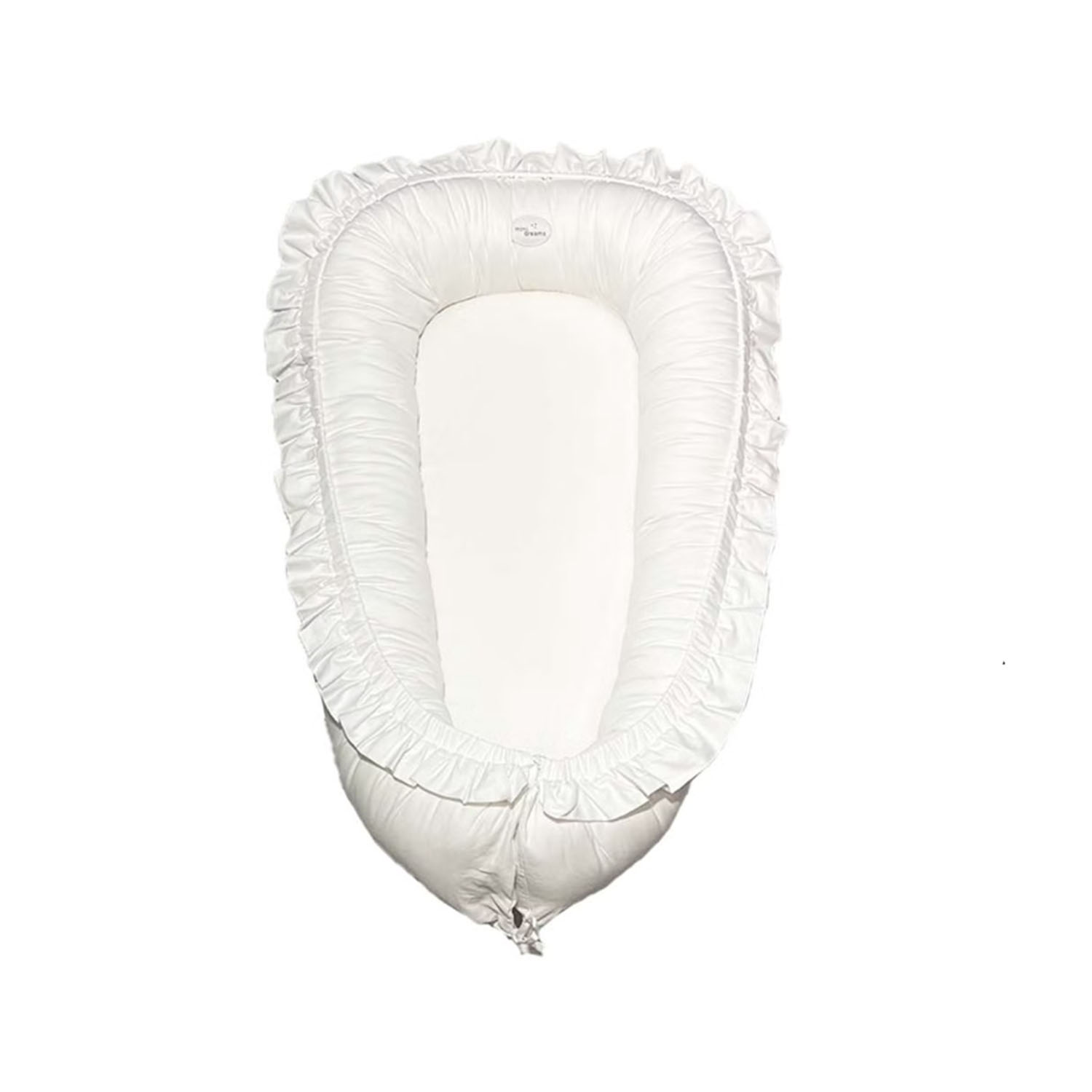 Mini Dreams Babynest Med Volang Vit