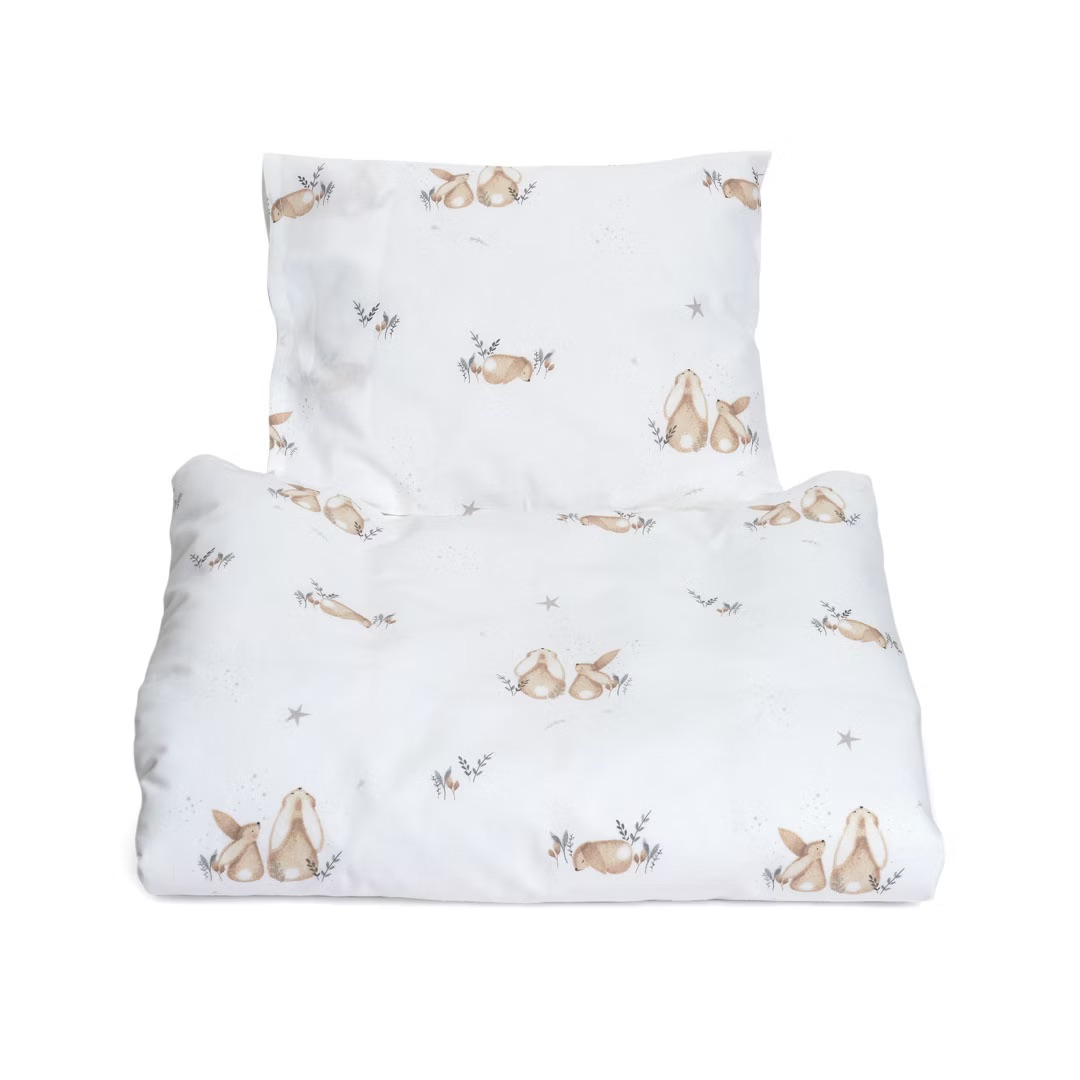 Product Image for Mini Dreams  Påslakan Bunny Spjälsäng, Vit - BabyWorld