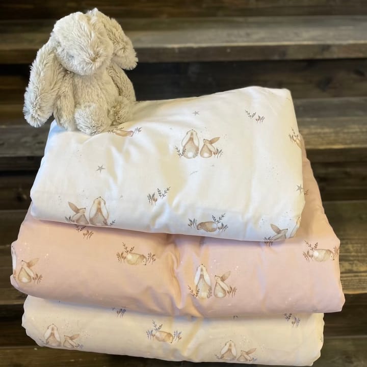 Påslakan Bunny Spjälsäng - Rosa Mini Dreams