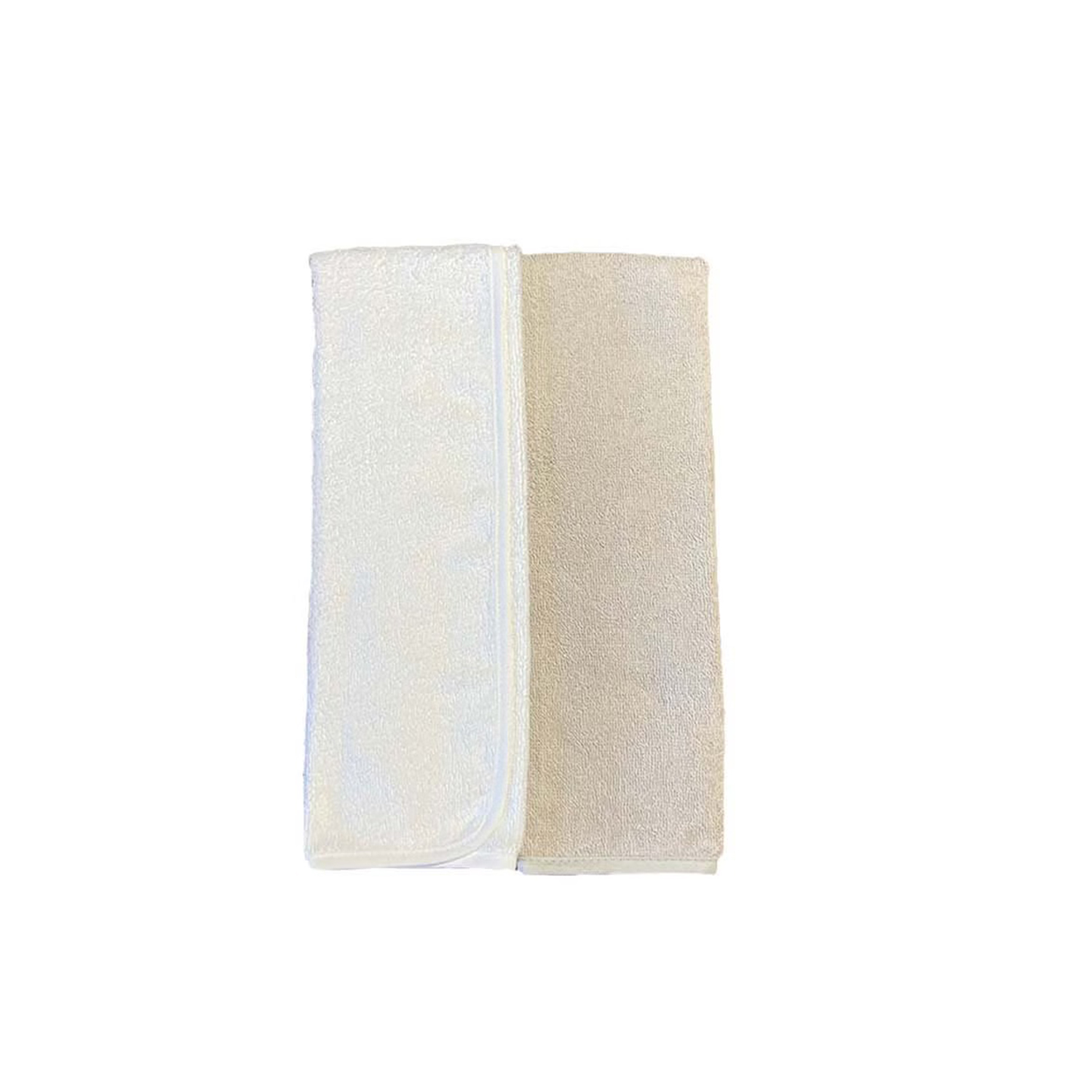 Product Image for Mini Dreams  Sköthandduk 2-pack, Sand/White - BabyWorld
