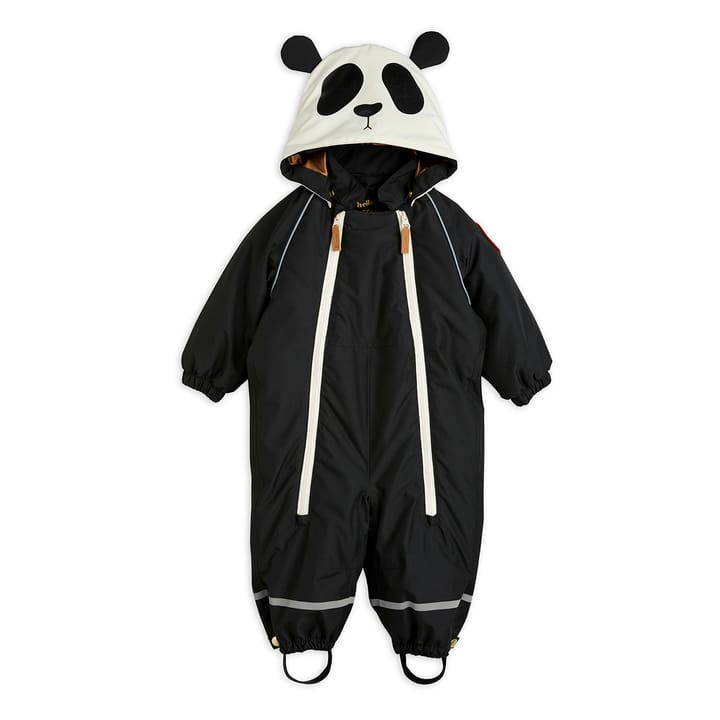 AW22 Alaska Panda Baby Overall - Svart Mini Rodini