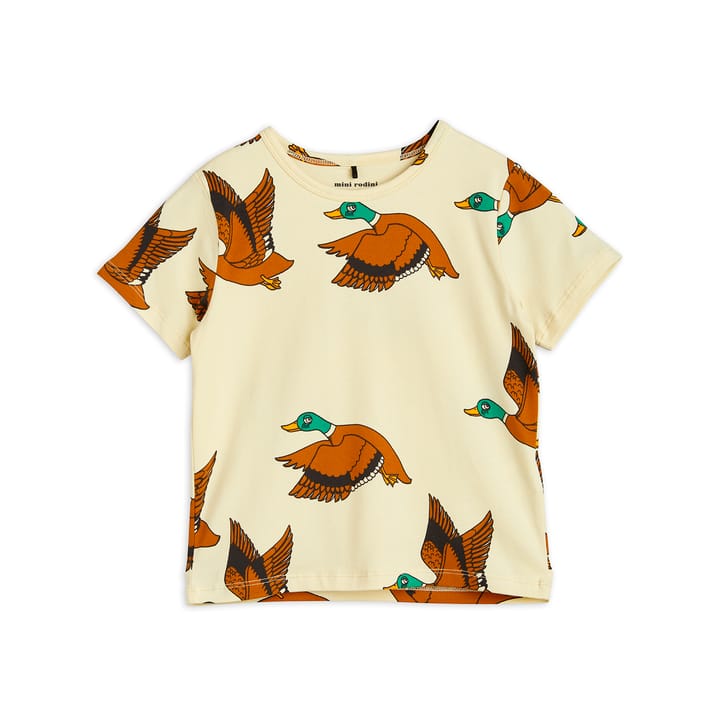 AW22 Ducks Aop Ss T-shirt - Gul Mini Rodini