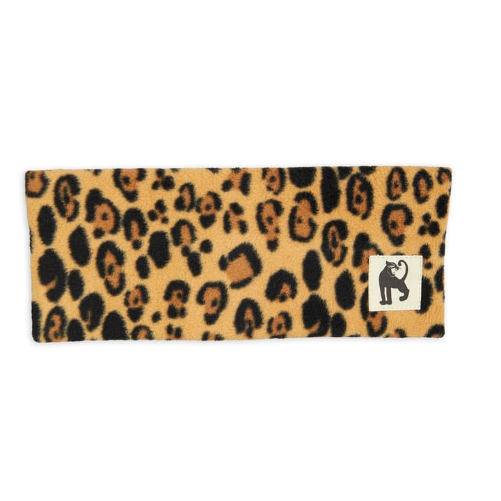 Basic Leopard Fleece Halskrage - Beige Mini Rodini
