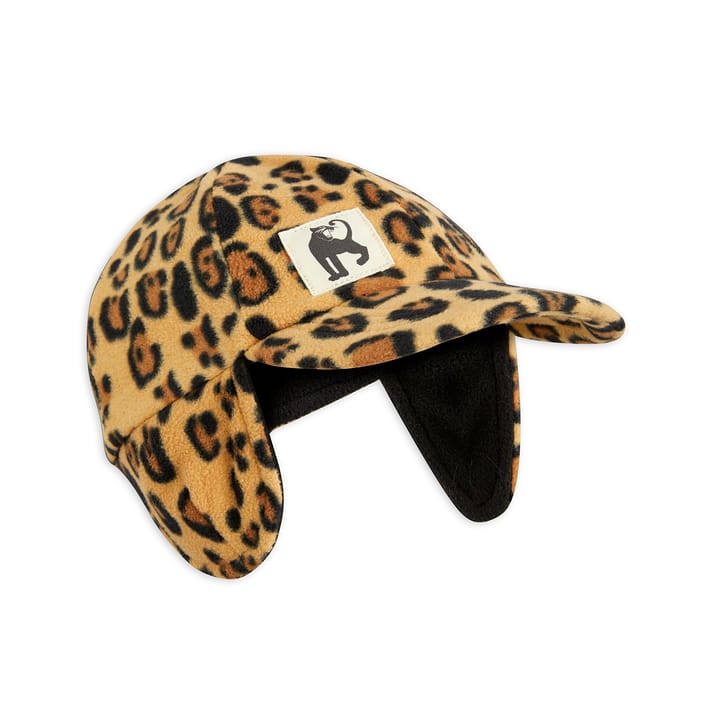 Basic Leopard Fleece Keps - Beige Mini Rodini