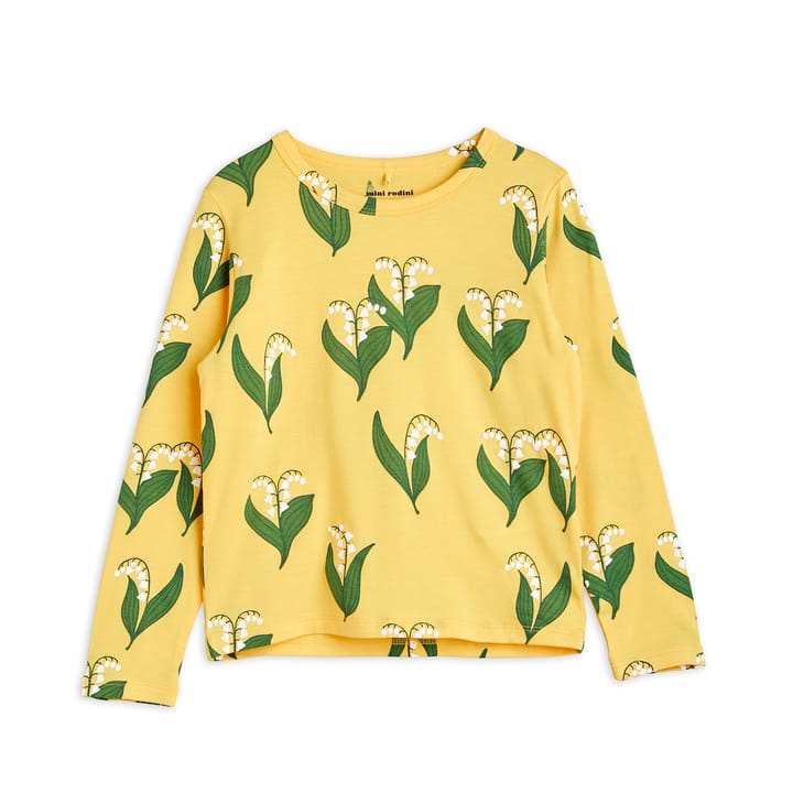 AW22 Lily Of The Valley Ls Tröja - Gul Mini Rodini