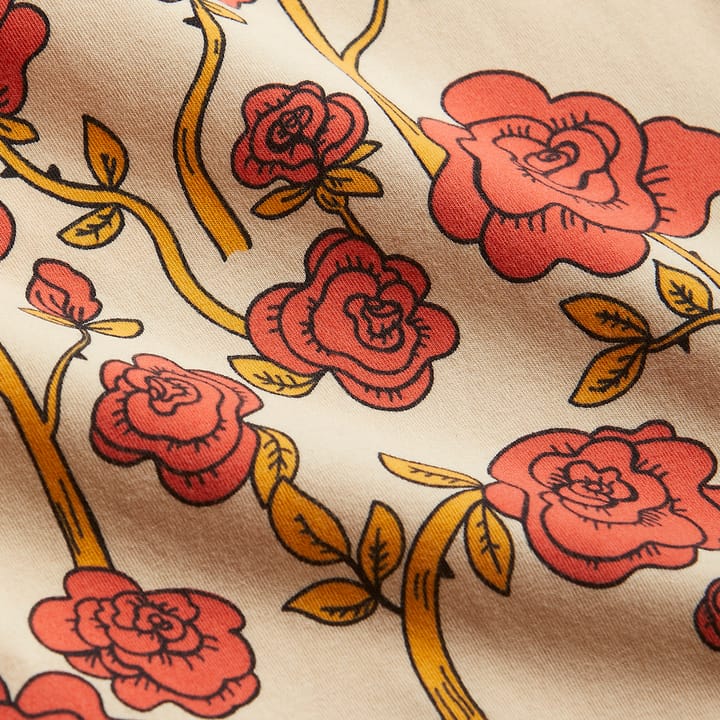 AW22 Roses Aop Ss T-Shirt - Röd Mini Rodini