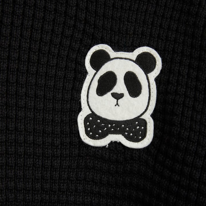 Pre SS23 Stickad Tröja Panda - Black Mini Rodini