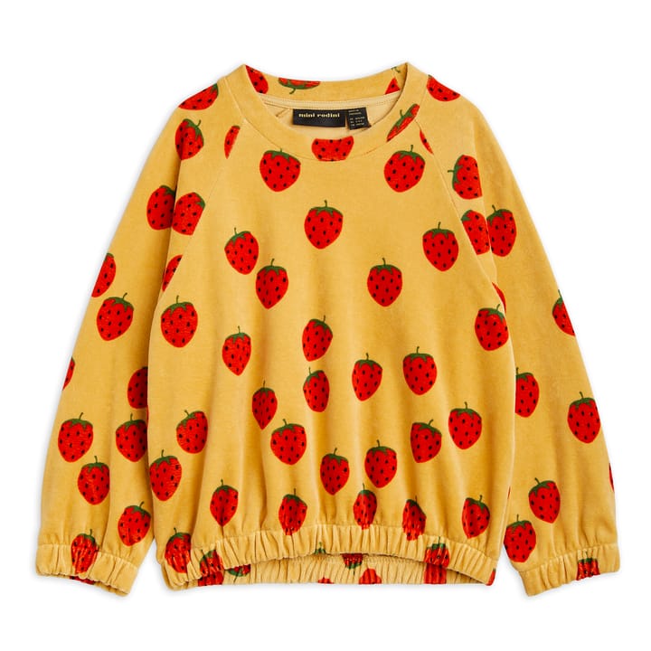 Pre SS23 Sweatshirt Strawberries Velour Aop Mini Rodini