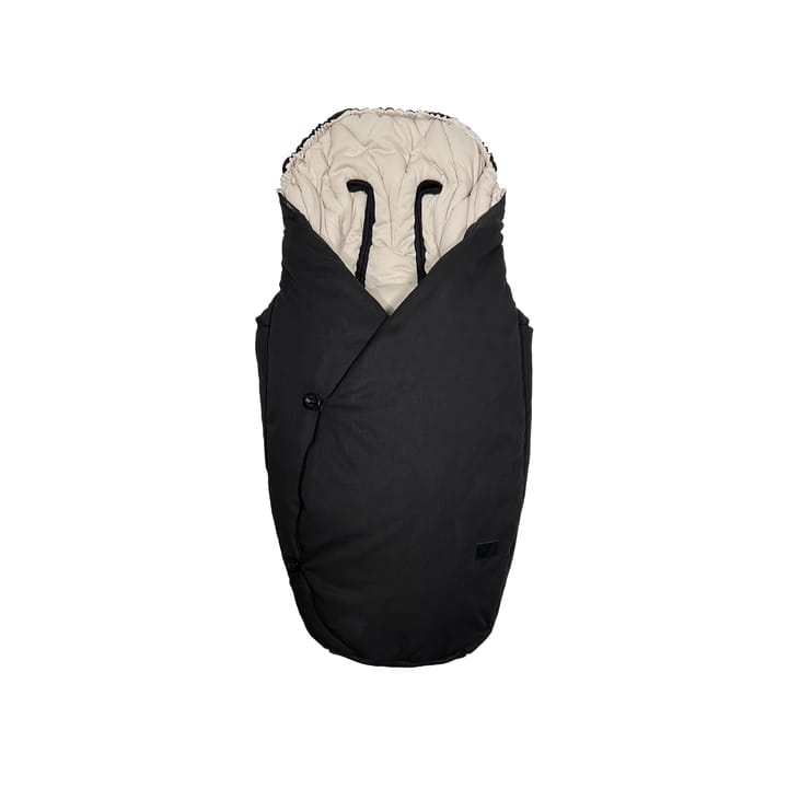 Åkpåse Footmuff - Pitch Black - Overlapping Najell